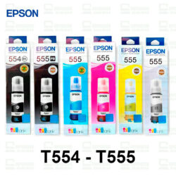 Tinta Epson T554 T555 Original