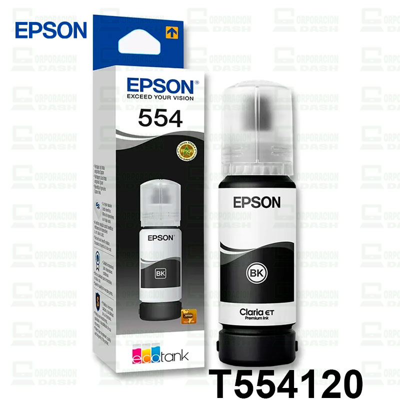 Tinta Epson T554120 Negro Pigmentado Original