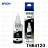 Tinta Epson T664120 Negro Original