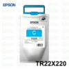 Tinta Epson TR22X220 R22X Cyan Original