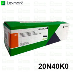 Tóner Lexmark 20N40K0 Negro Original