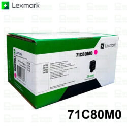 Tóner Lexmark 71C80M0 Magenta Original