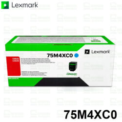 Tóner Lexmark 75M4XC0 Cyan Original