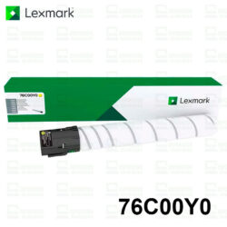 Tóner Lexmark 76C00Y0 Yellow Original