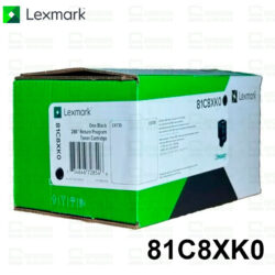 Tóner Lexmark 81C8XK0 Negro Original