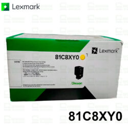 Tóner Lexmark 81C8XY0 Yellow Original