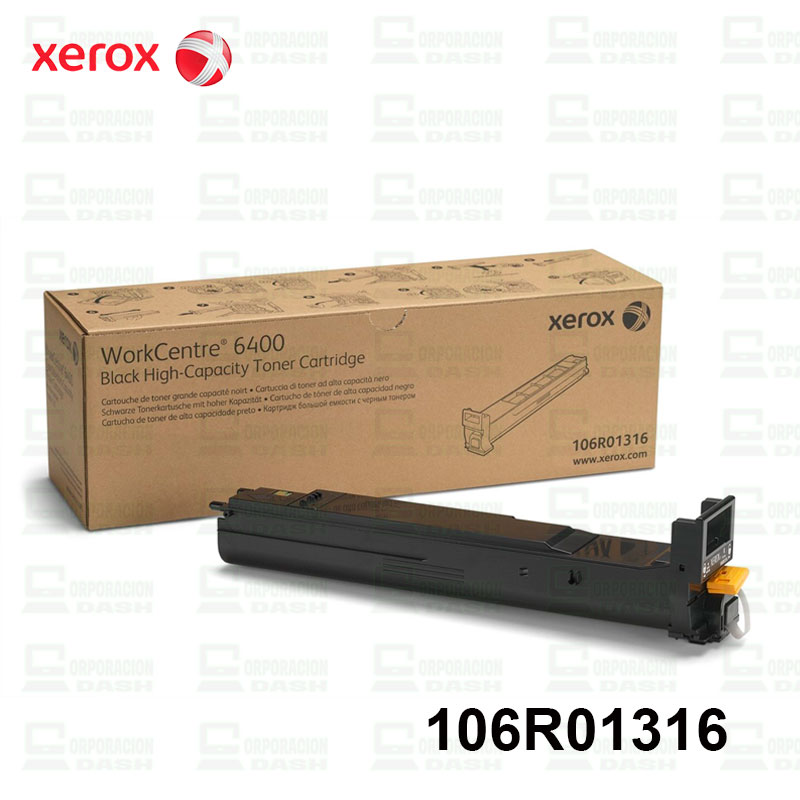 Toner Xerox 106R01316 Negro