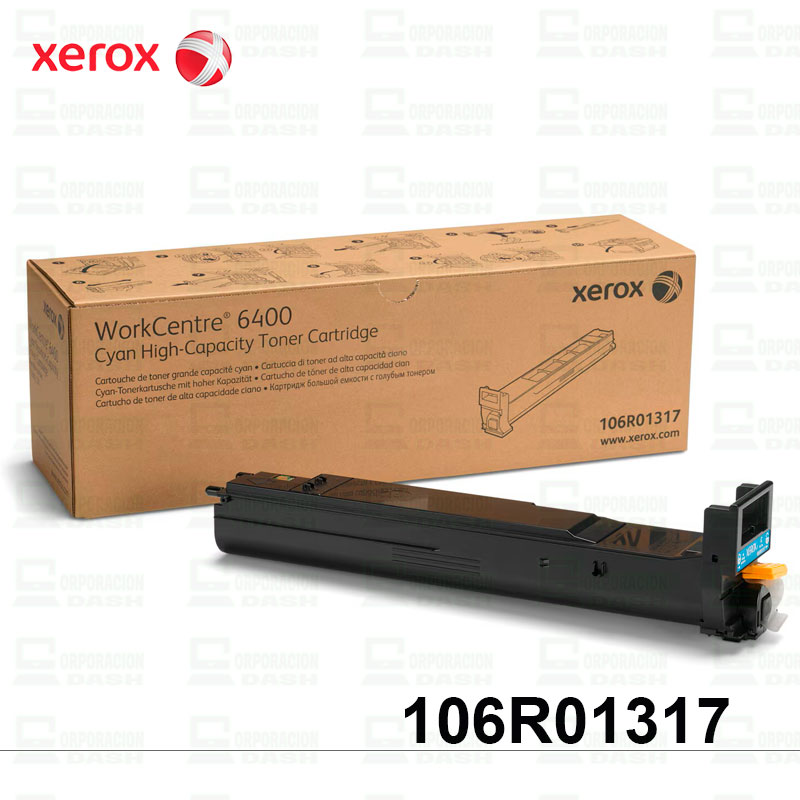 Tóner Xerox 106R01317 Cyan